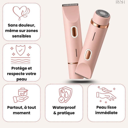 RyshSmooth™ – Le rasoir électrique sans fil