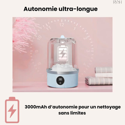 RyshClean – Mini lave-linge portable sans fil