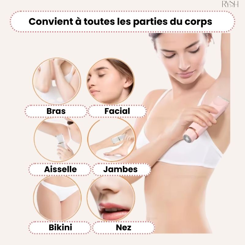 RyshSmooth™ – Le rasoir électrique sans fil