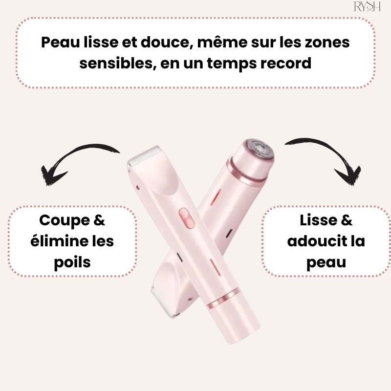 RyshSmooth™ – Le rasoir électrique sans fil