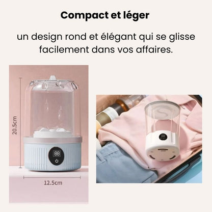 RyshClean – Mini lave-linge portable sans fil