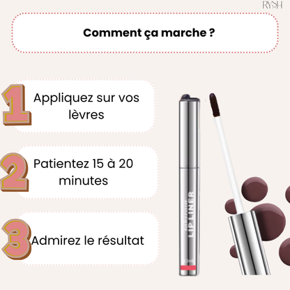 RyshKiss™ –  Encre à lèvres semi-permanente