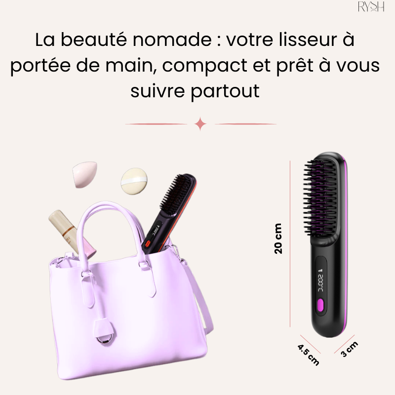 RyshGoHair – La brosse lissante USB
