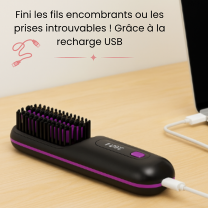 RyshGoHair – La brosse lissante USB