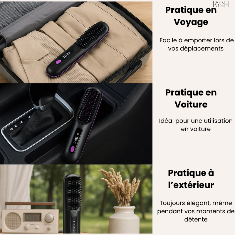 RyshGoHair – La brosse lissante USB